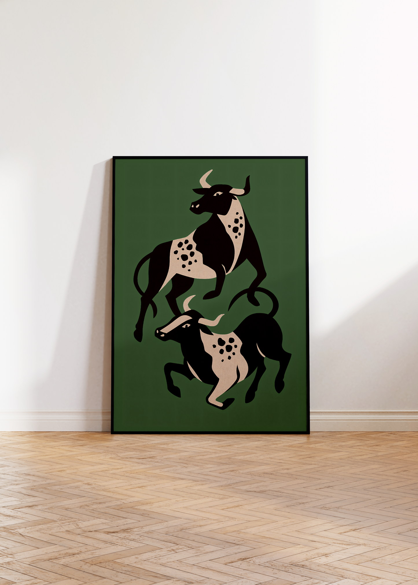 Bull Race Print