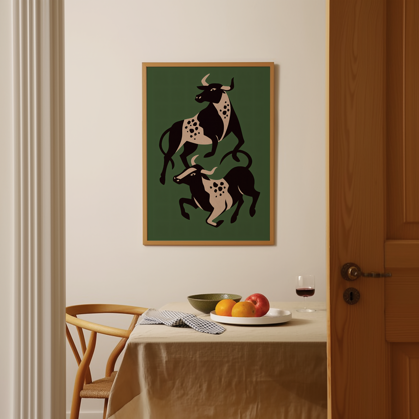 Bull Race Print