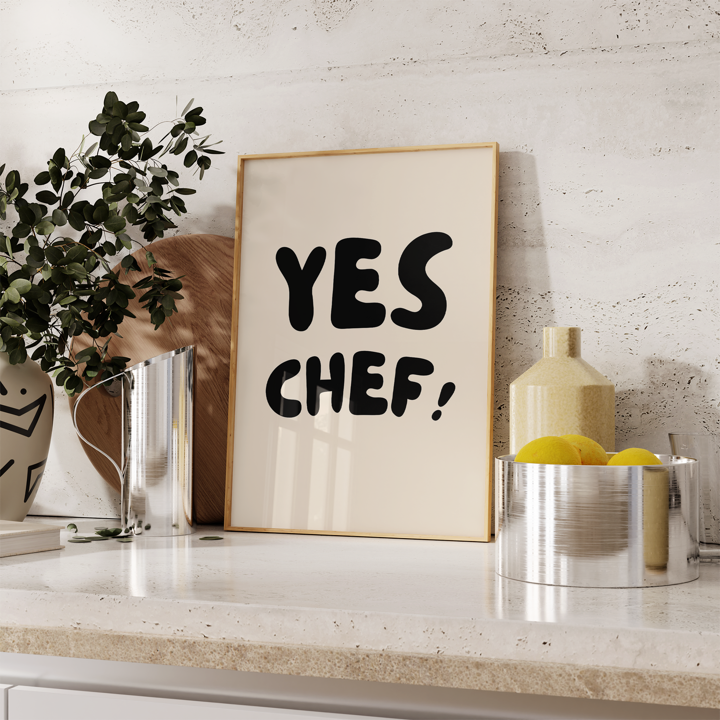 Yes Chef Print