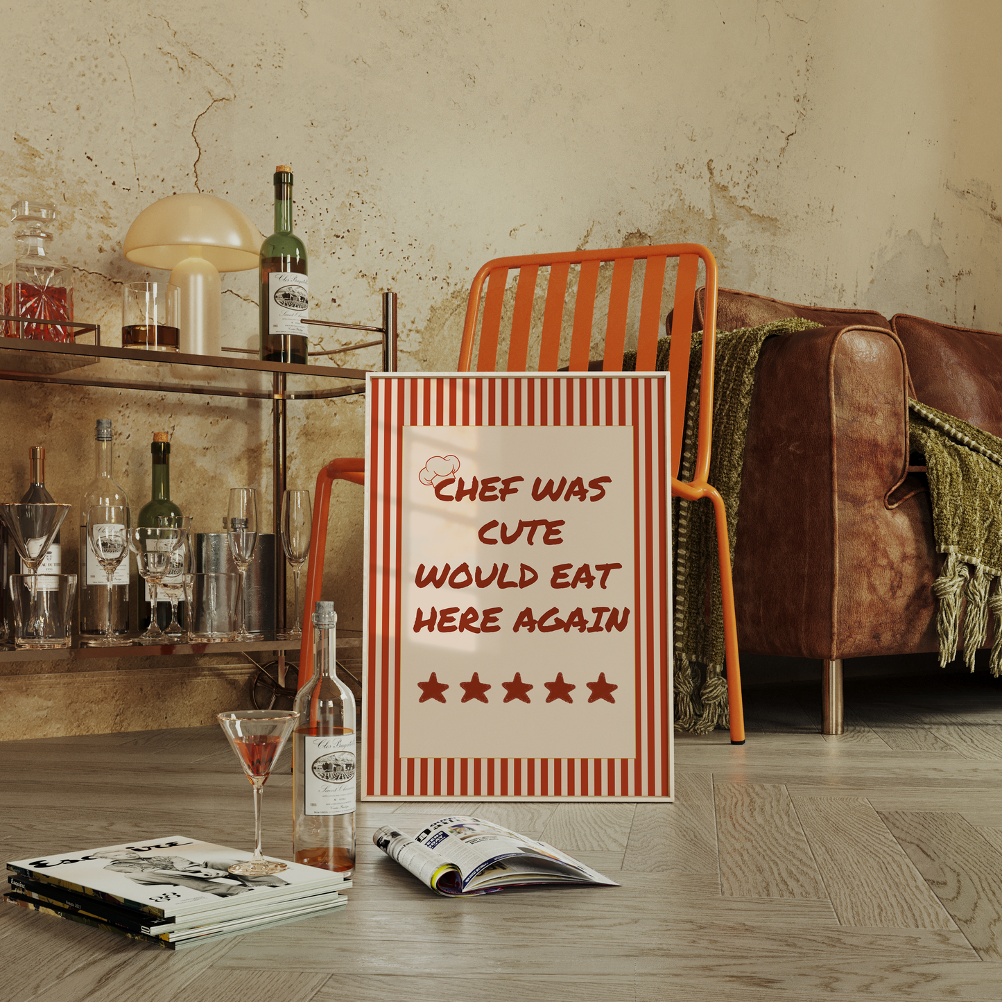 Chef Was Cute Print