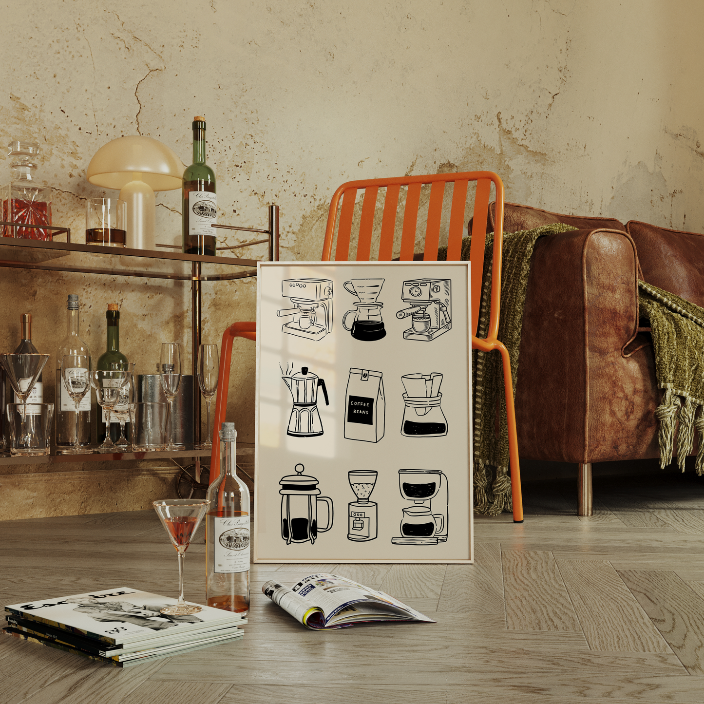 Coffee Assortment Print