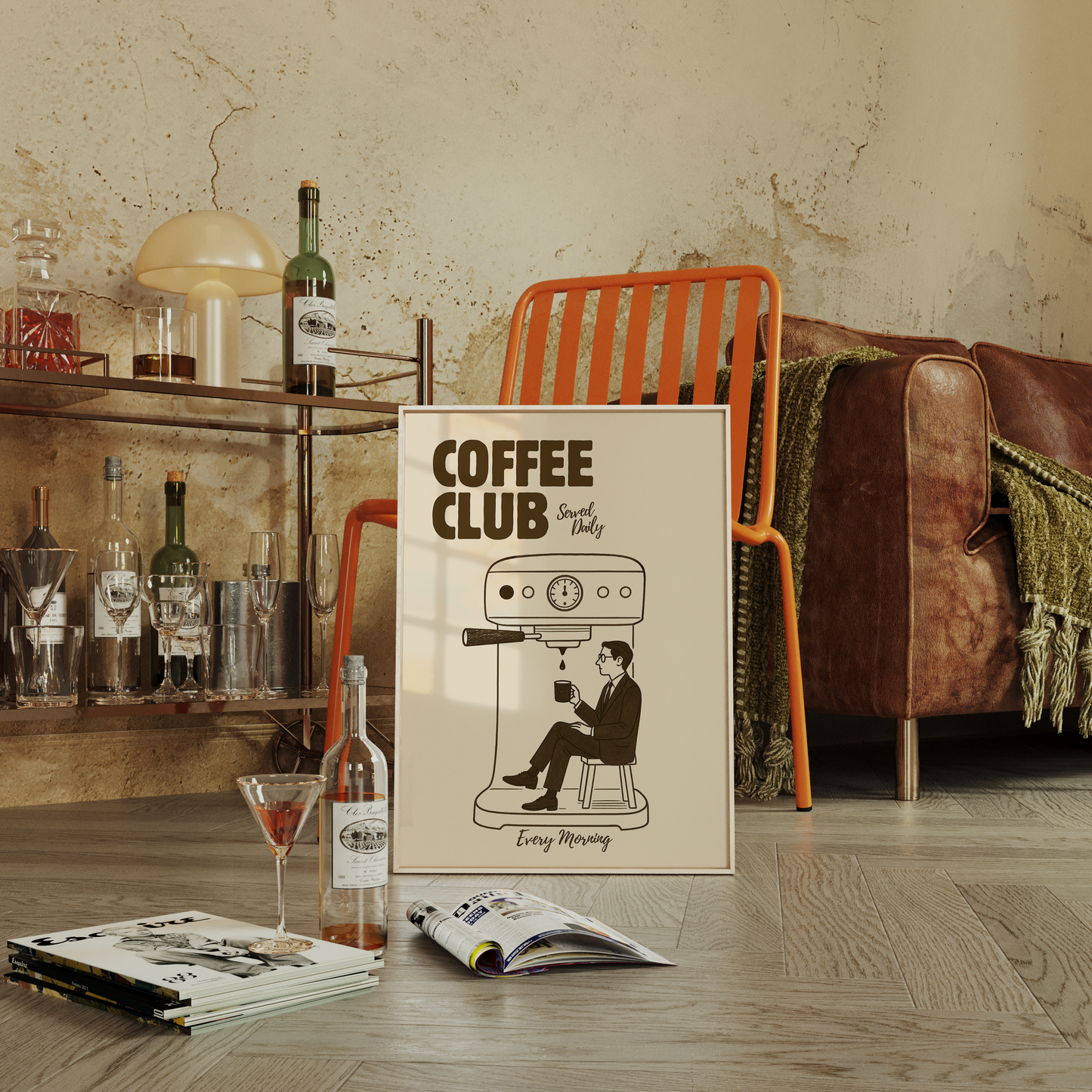 The Coffee Man Print