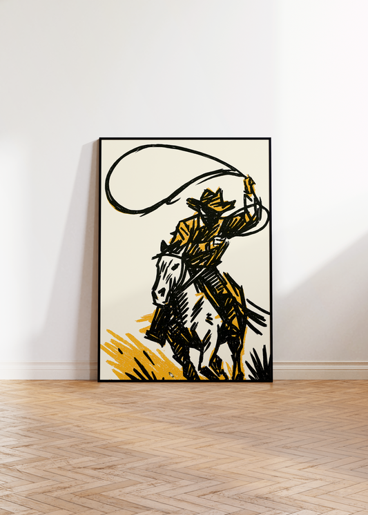 Cowboy V Print