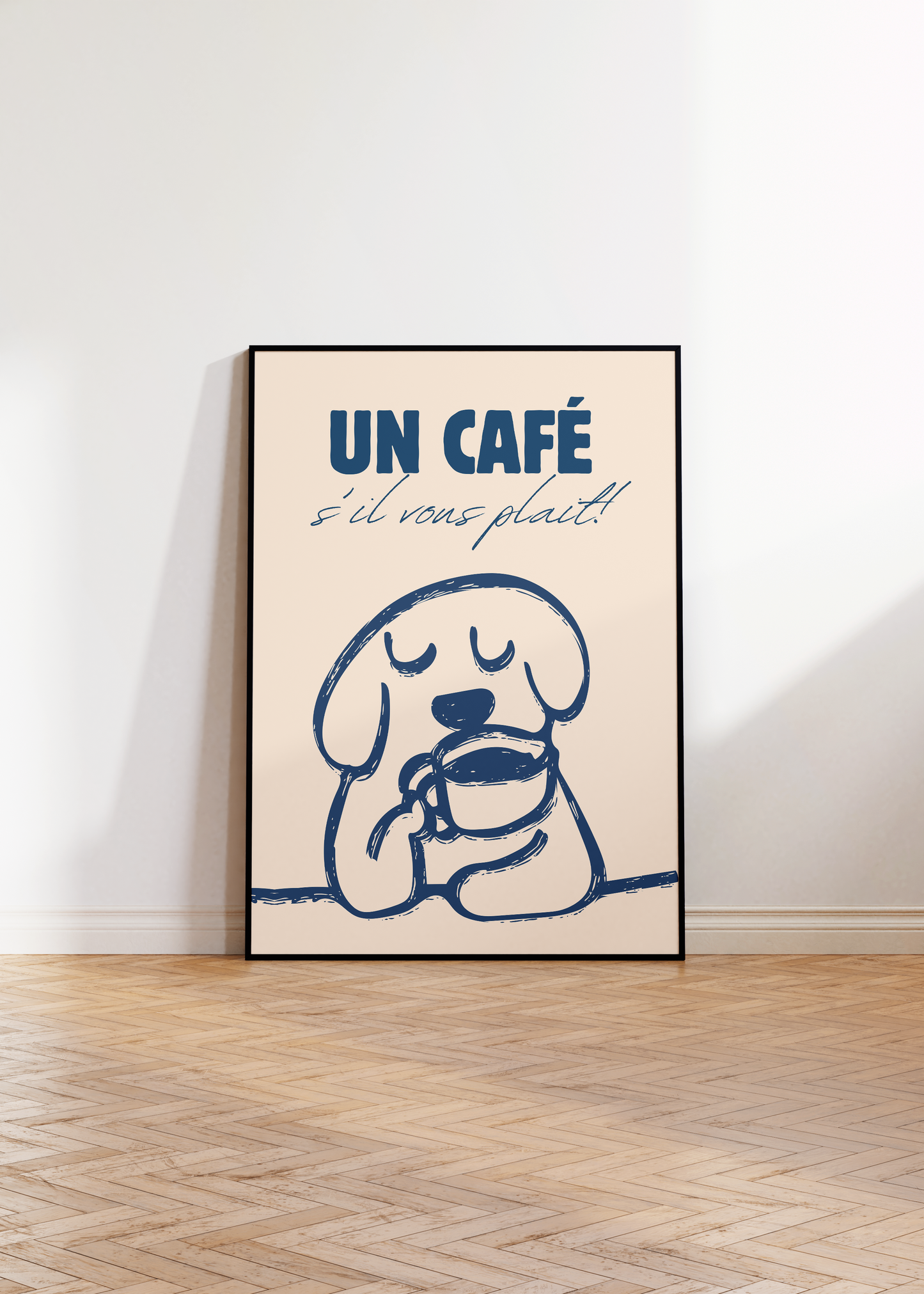 Cafe Dog Print