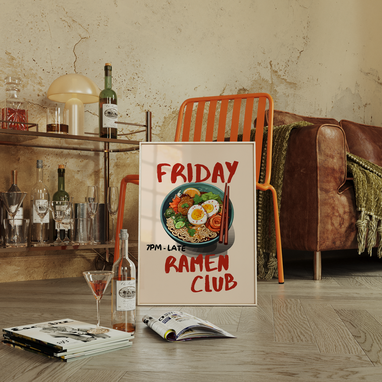 Ramen Club Print