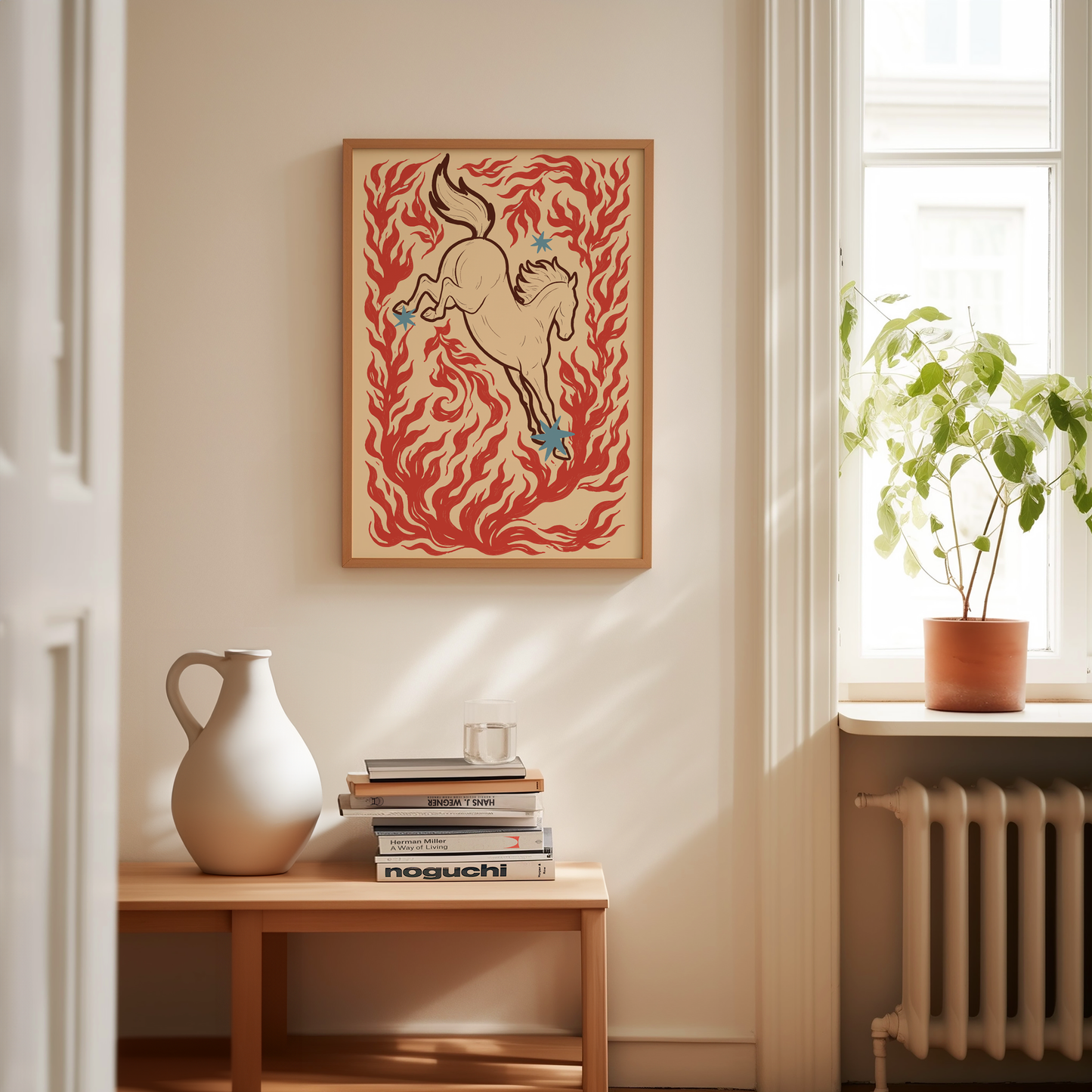 Fire Horse Print