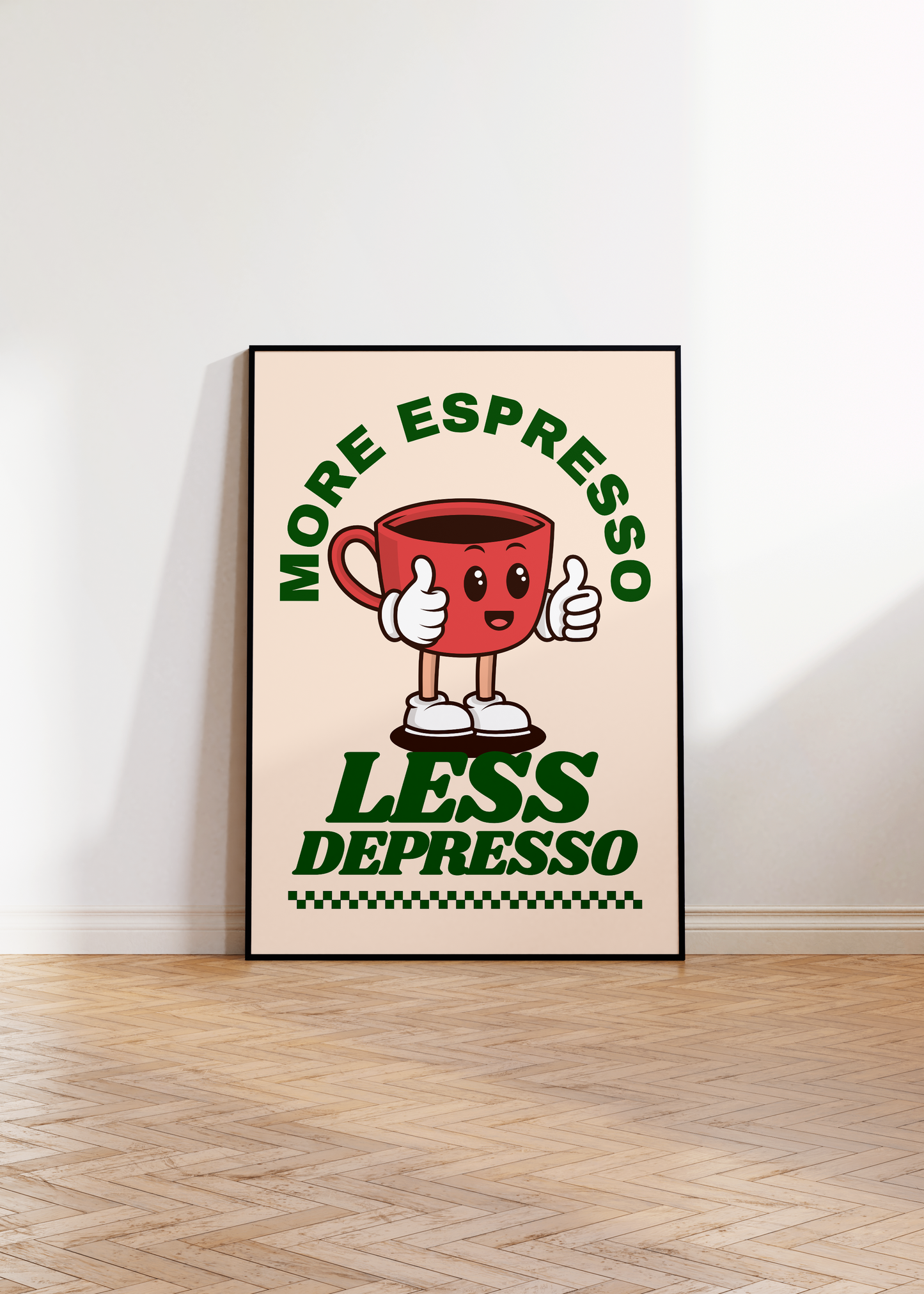 More Espresso Less Depresso Print