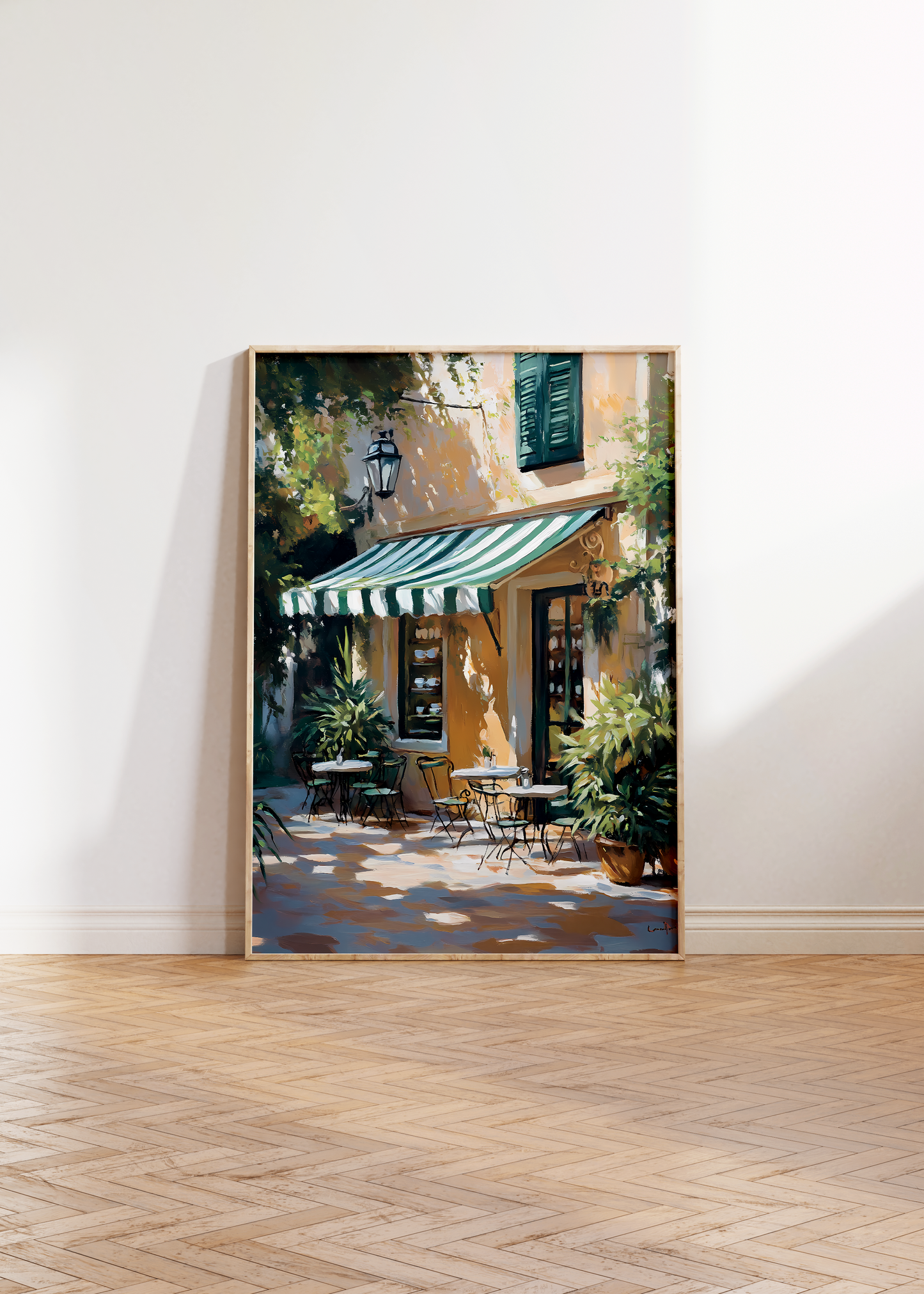 Green Café Print