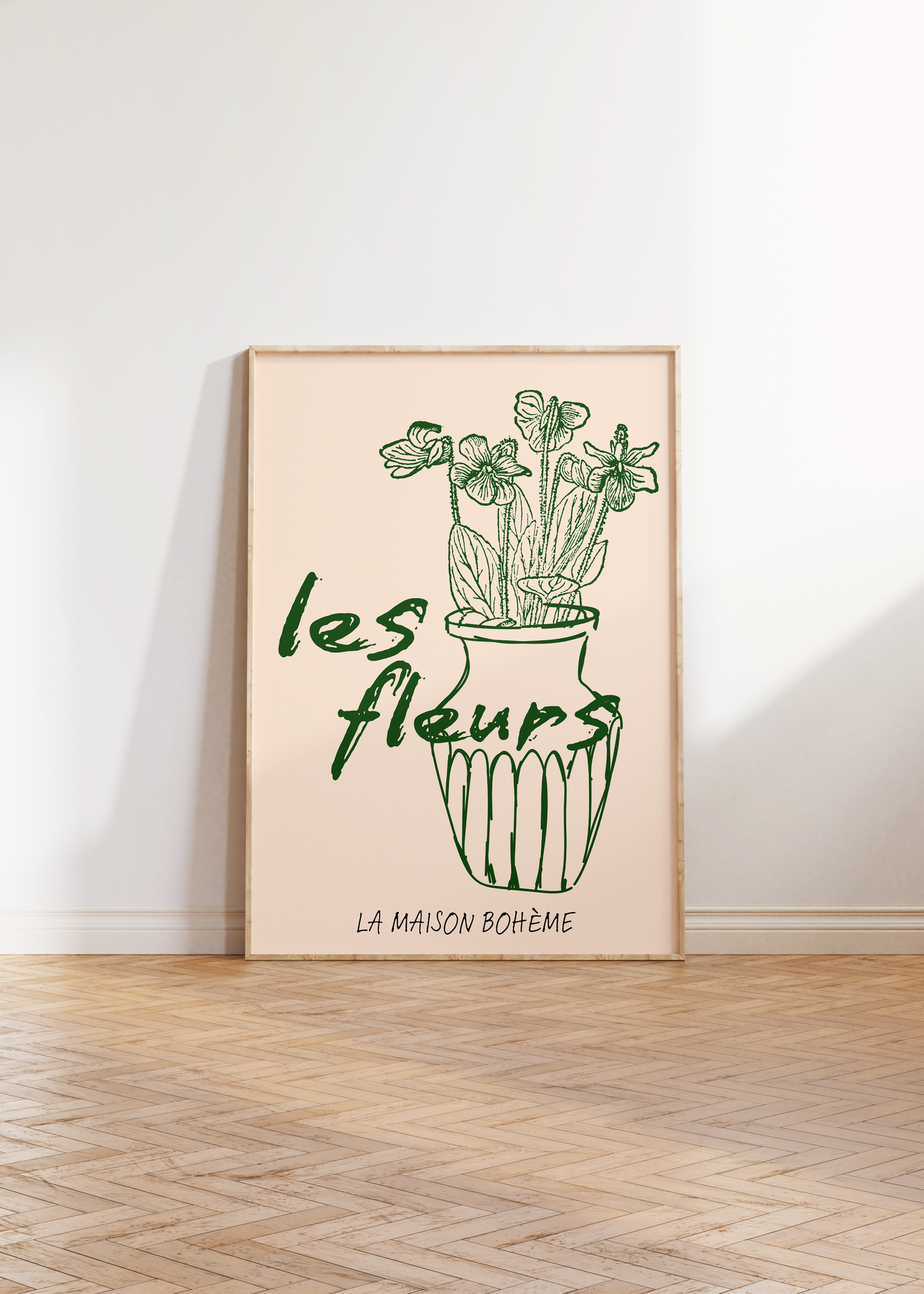 Les Fleurs Boheme Print