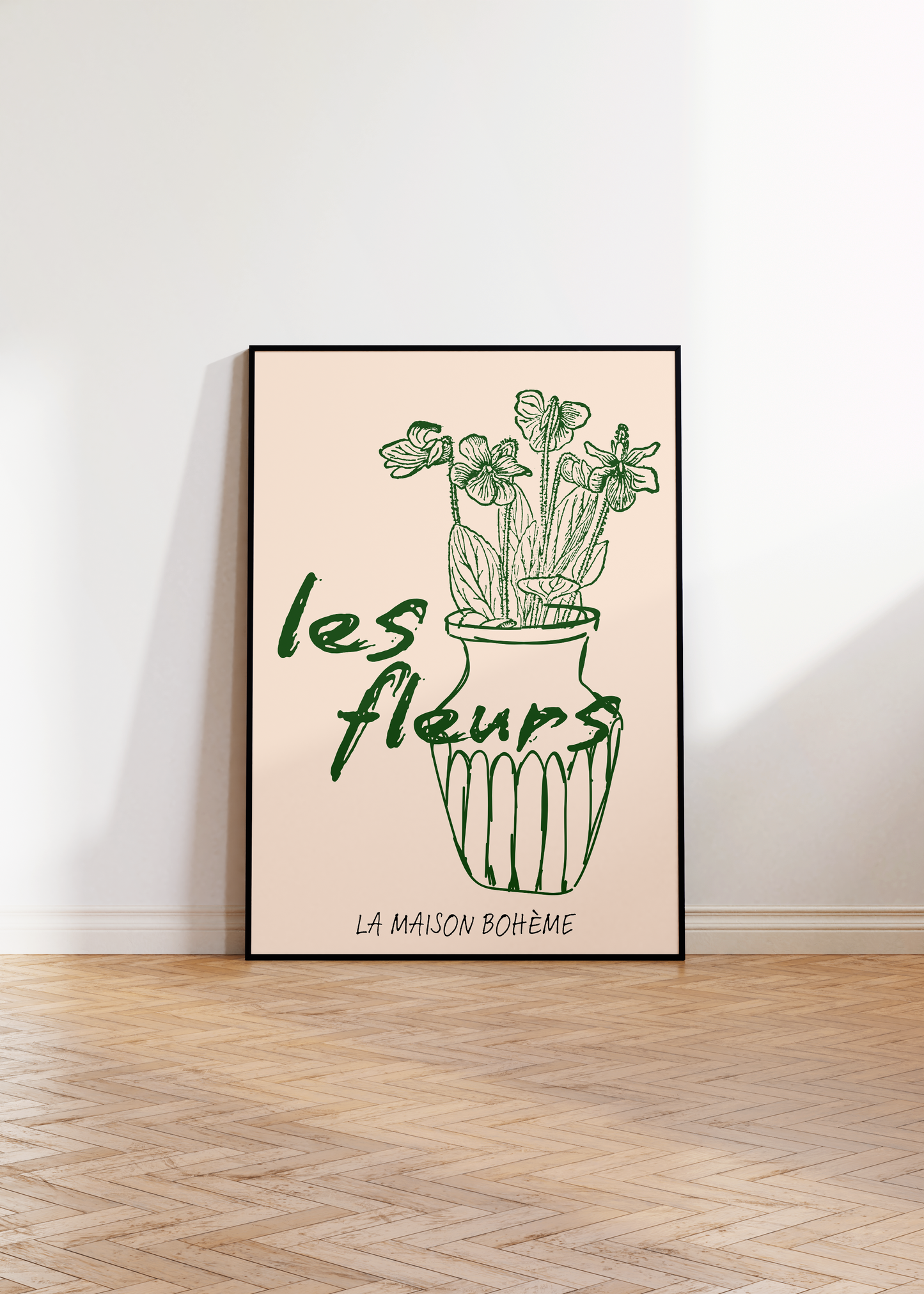 Les Fleurs Boheme Print