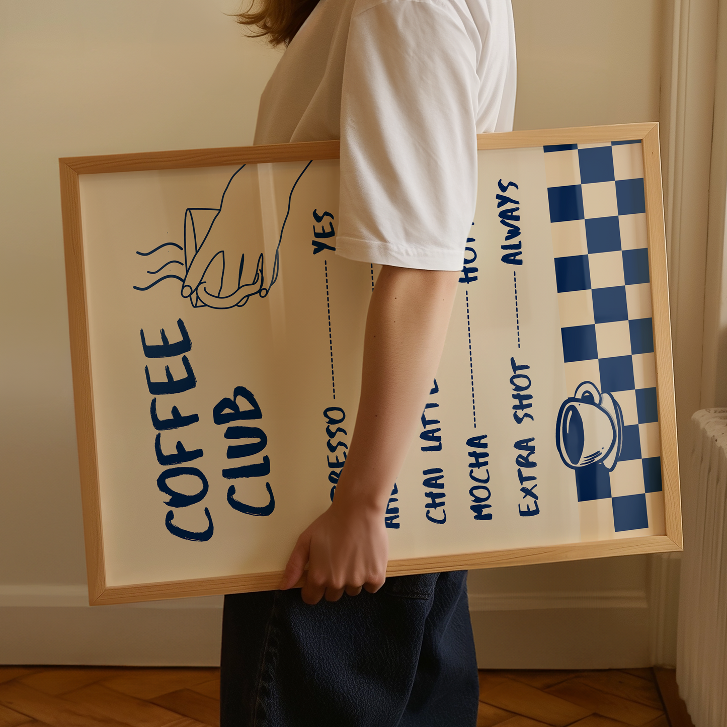 Coffee Club Menu Print