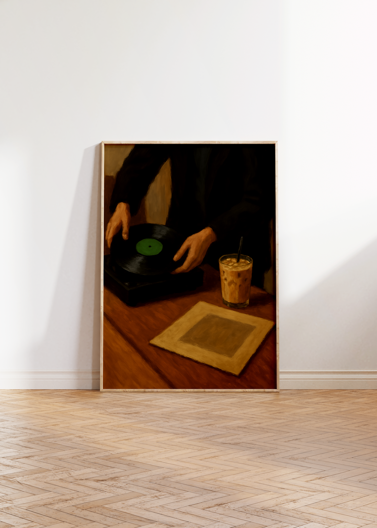 Records & Coffee Print