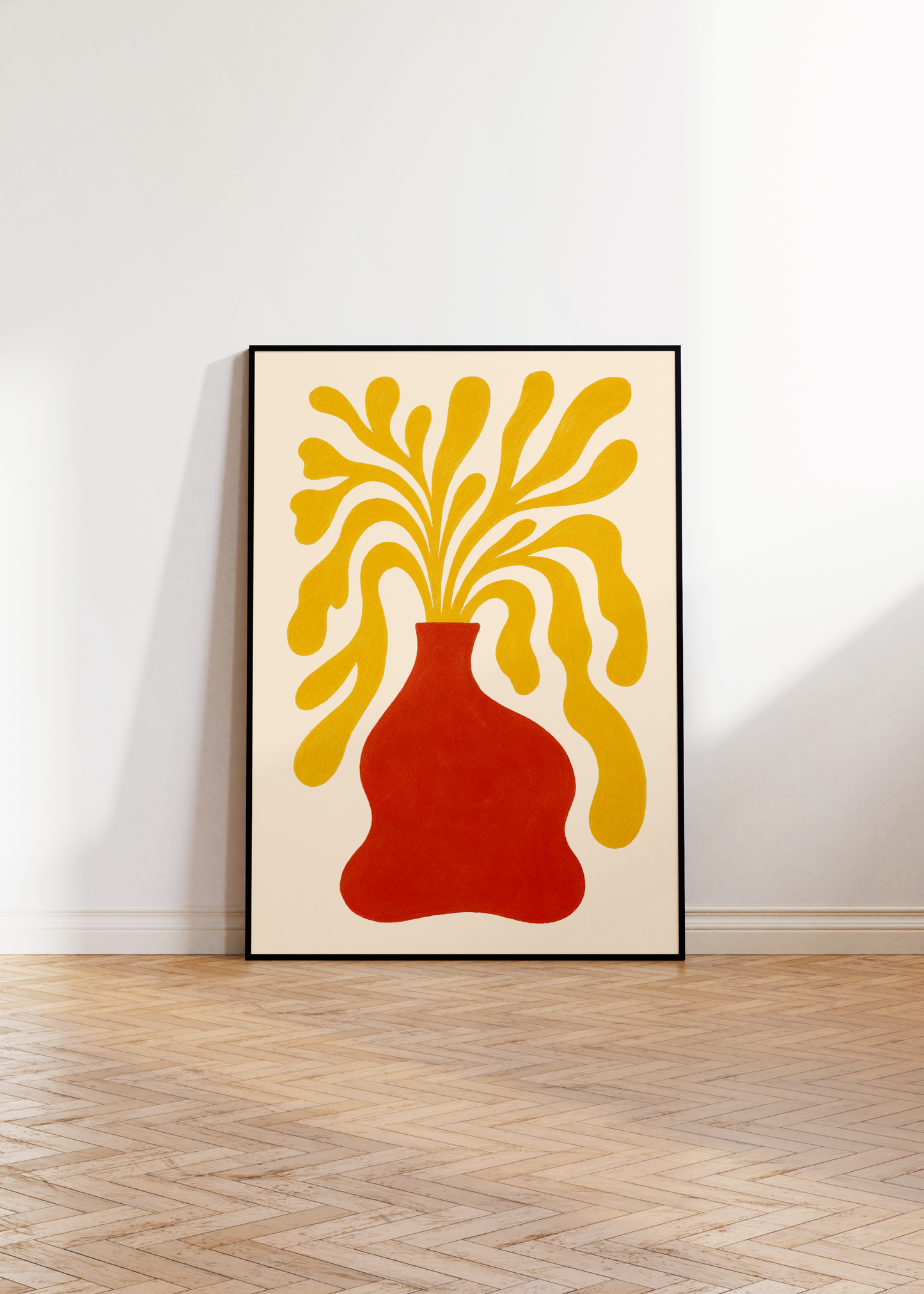 Red Vases Print