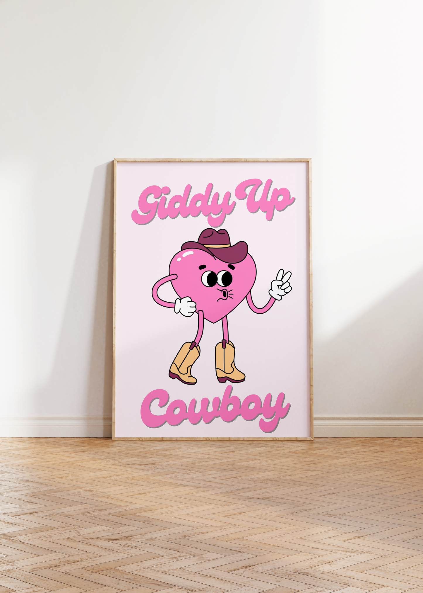 Giddy Up Cowboy Print