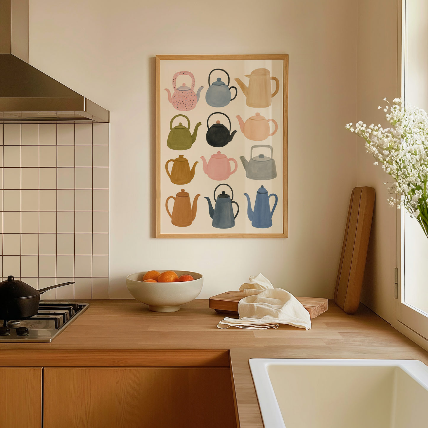 Teapots Print
