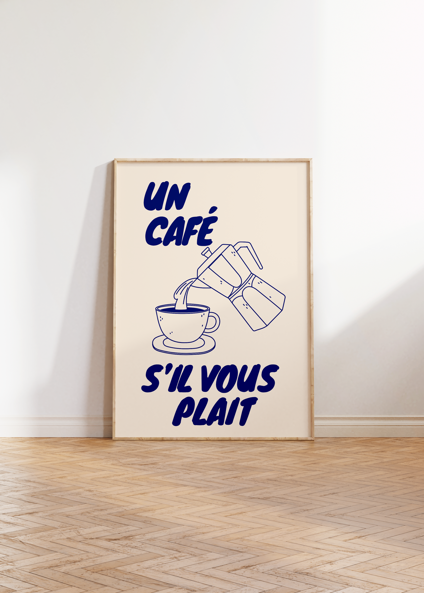 Un Cafe S'il Vous Plait Print