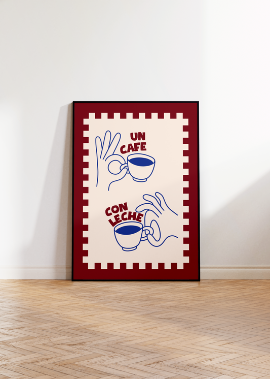 Cafe Con Leche Print