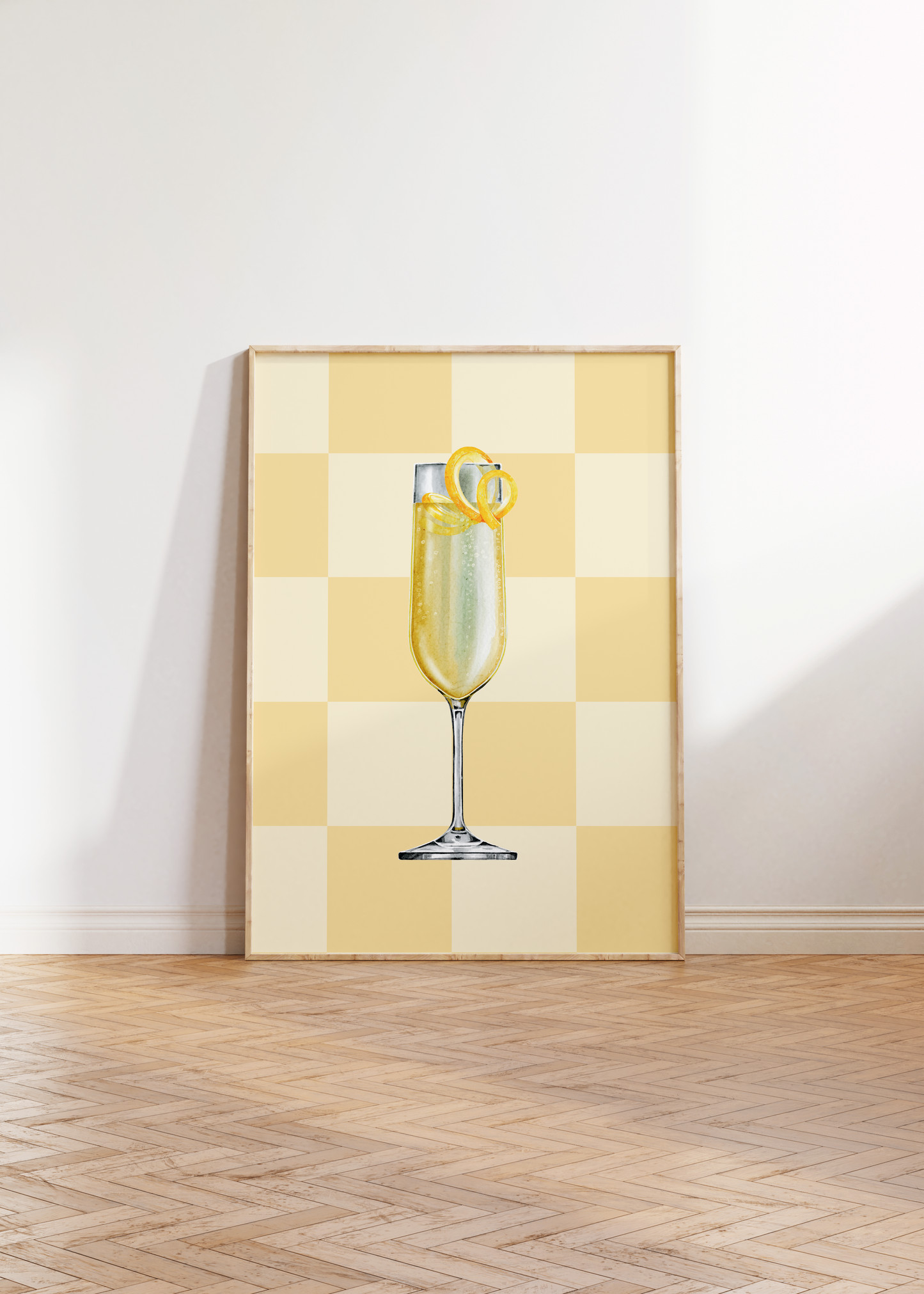 French 75 Checkered Print