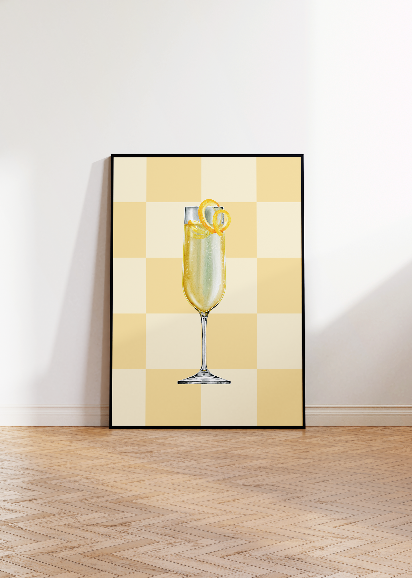 French 75 Checkered Print