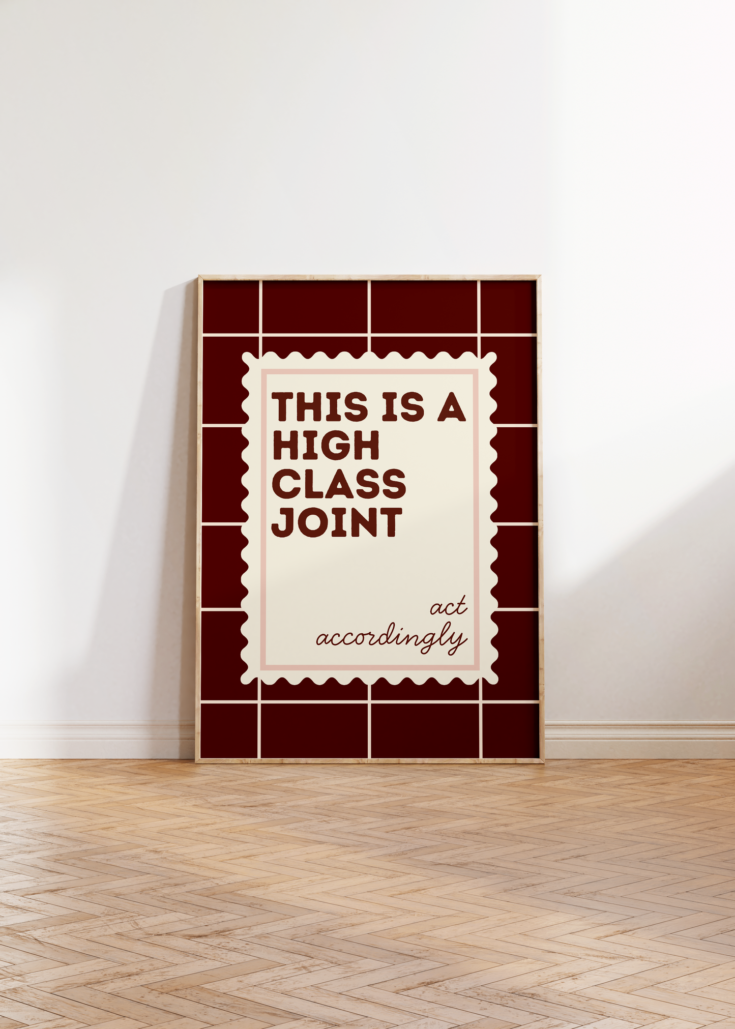 Act Accordingly Print