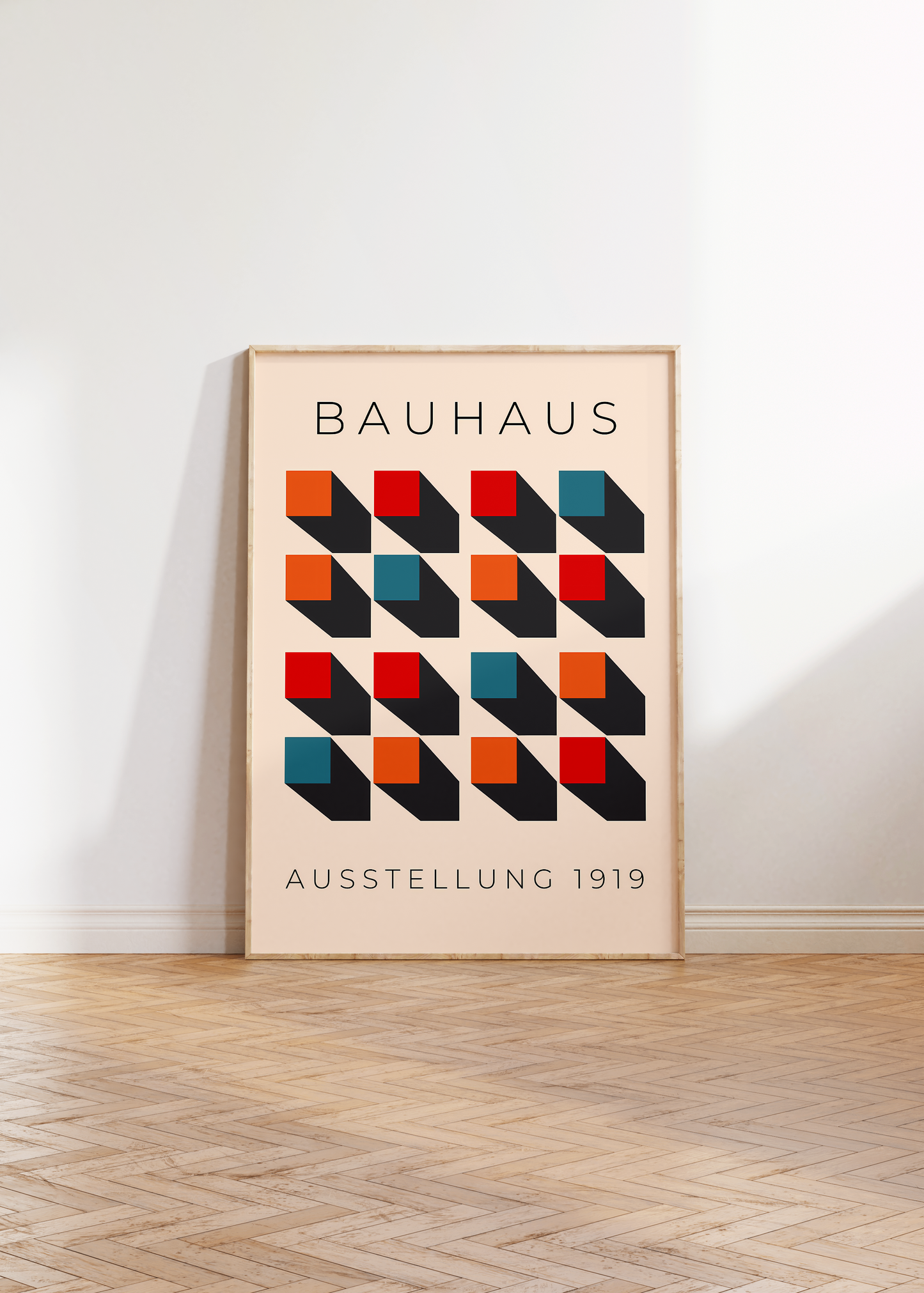 Bauhaus Square Print