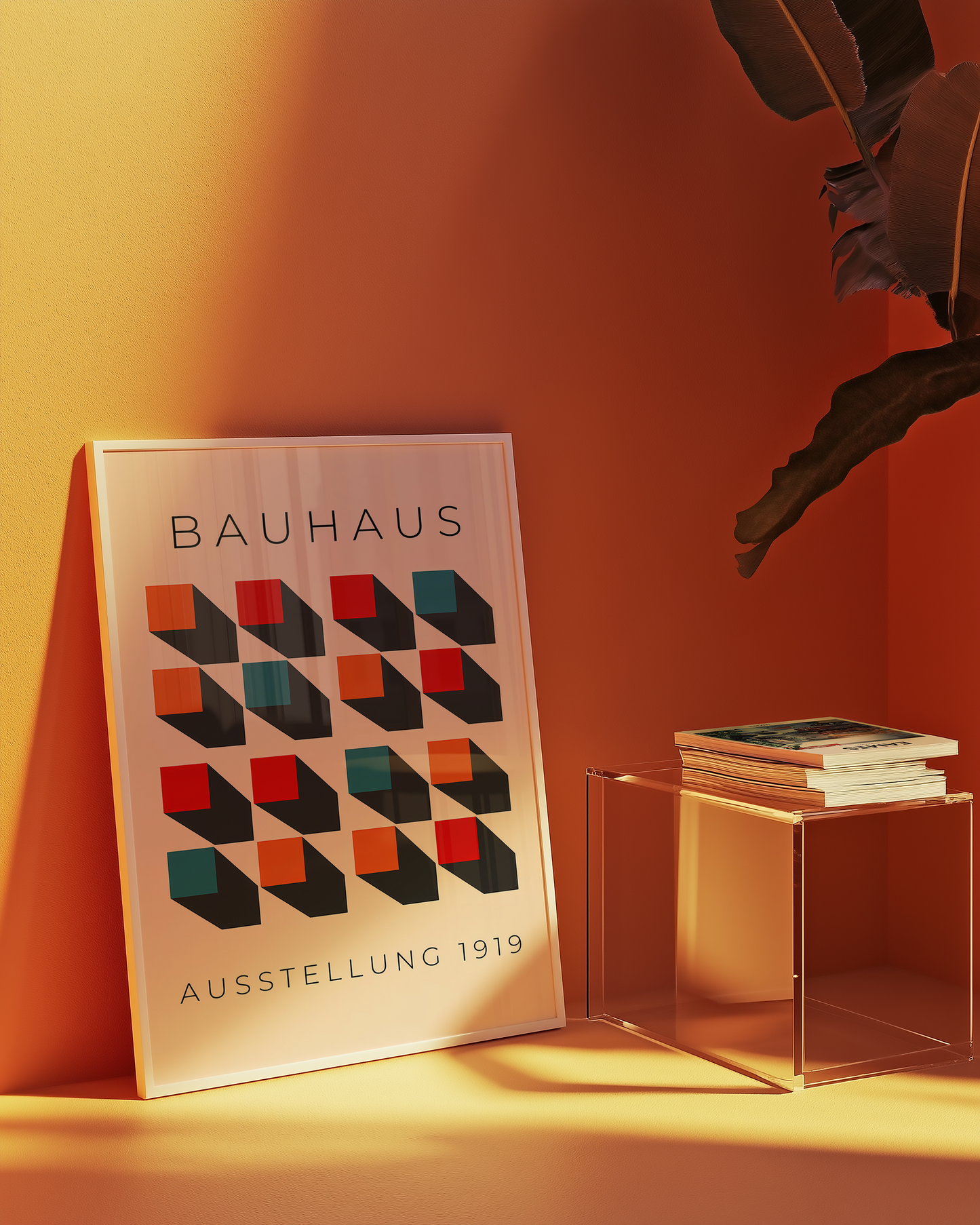 Bauhaus Square Print