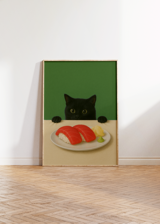 Beware of Cat Print