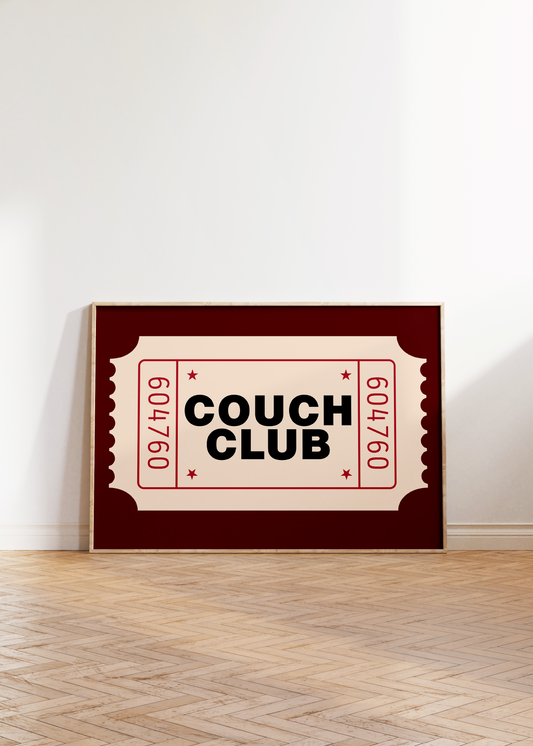 Couch Club Print