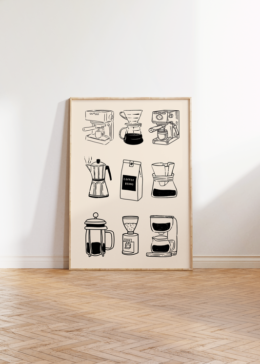 Coffee Assortment Print