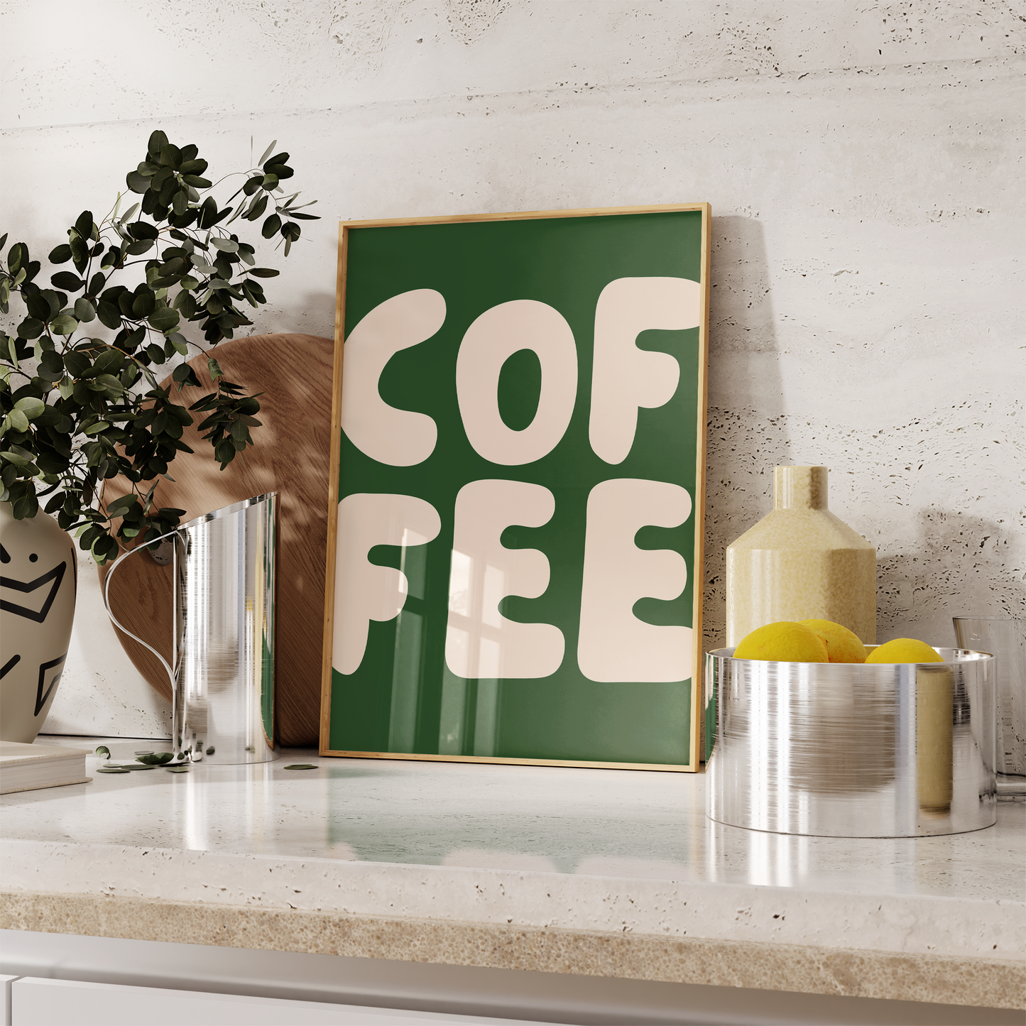 Coffee Letters Print