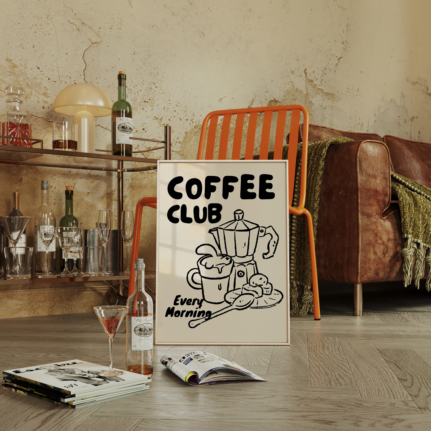 Coffee Club Print