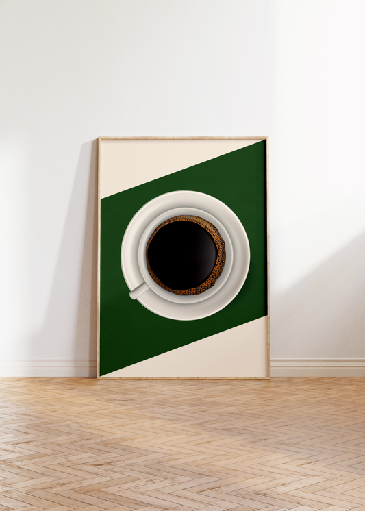 Minimalist Coffee Cup Print