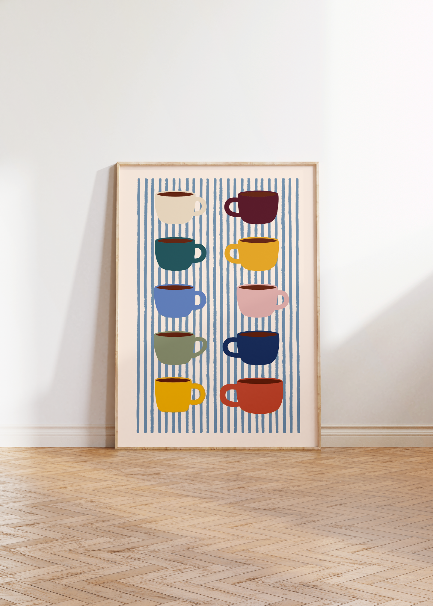 Little Coffee Cups Print