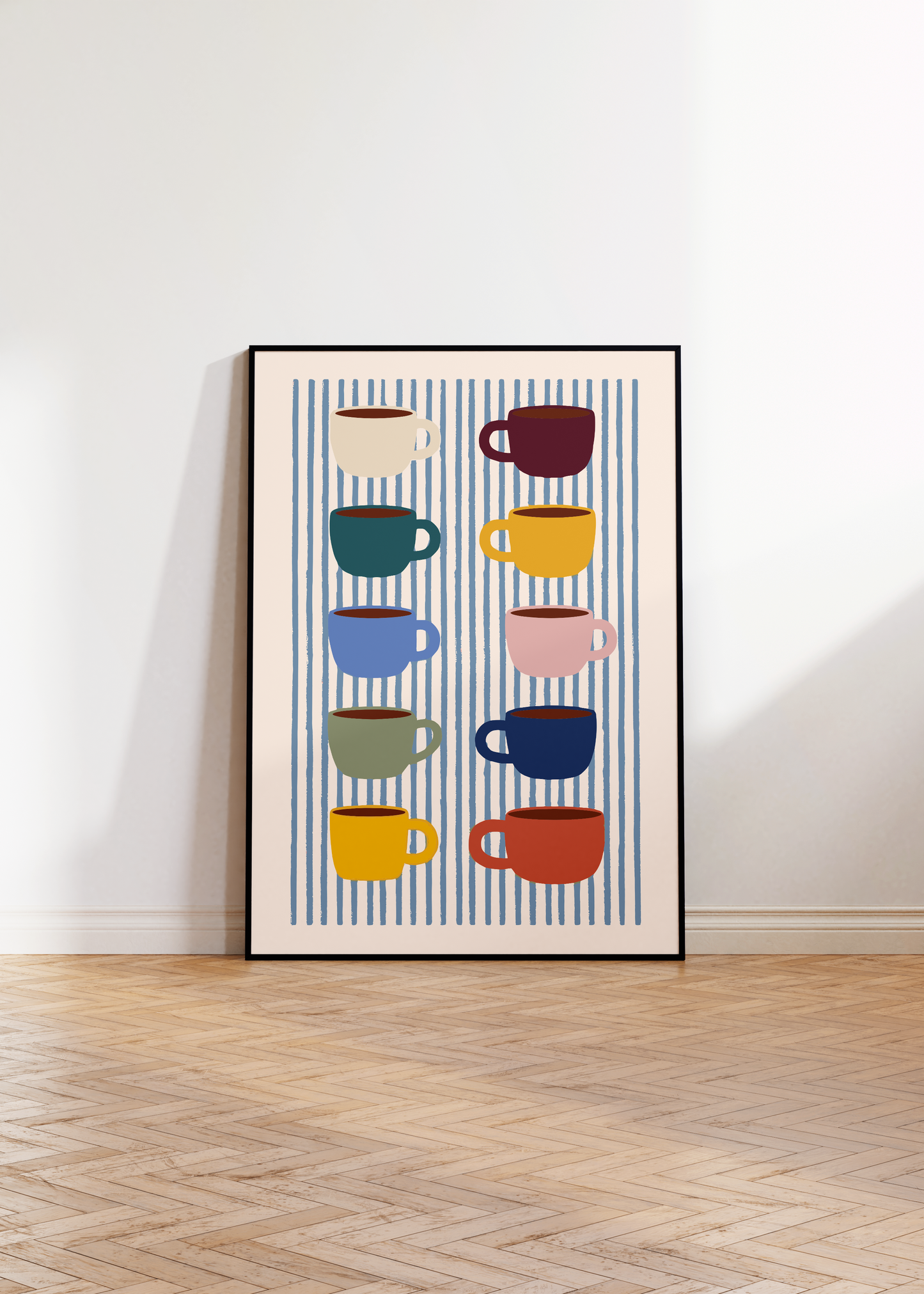Little Coffee Cups Print