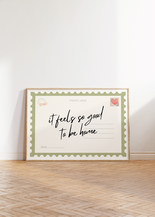 To Be Home Print