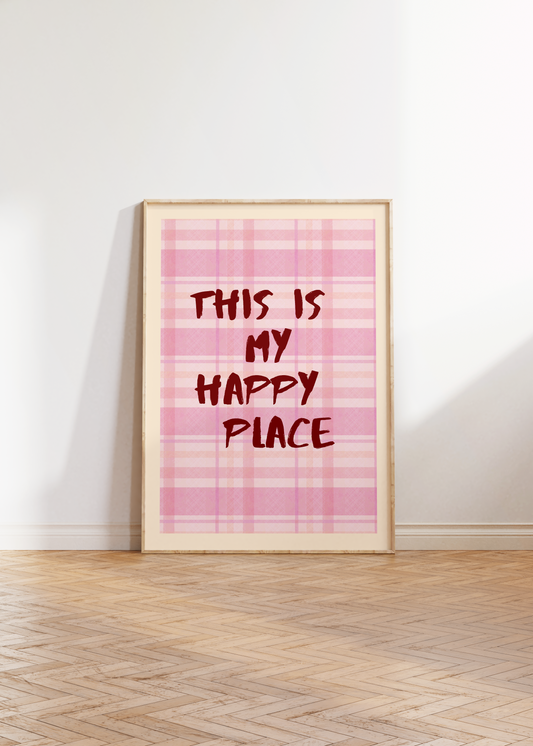 Happy Place Print