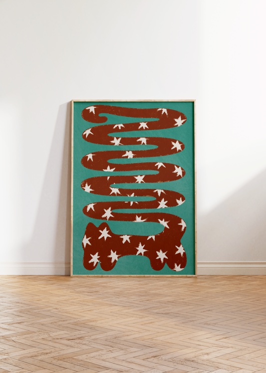 Long Cat Print