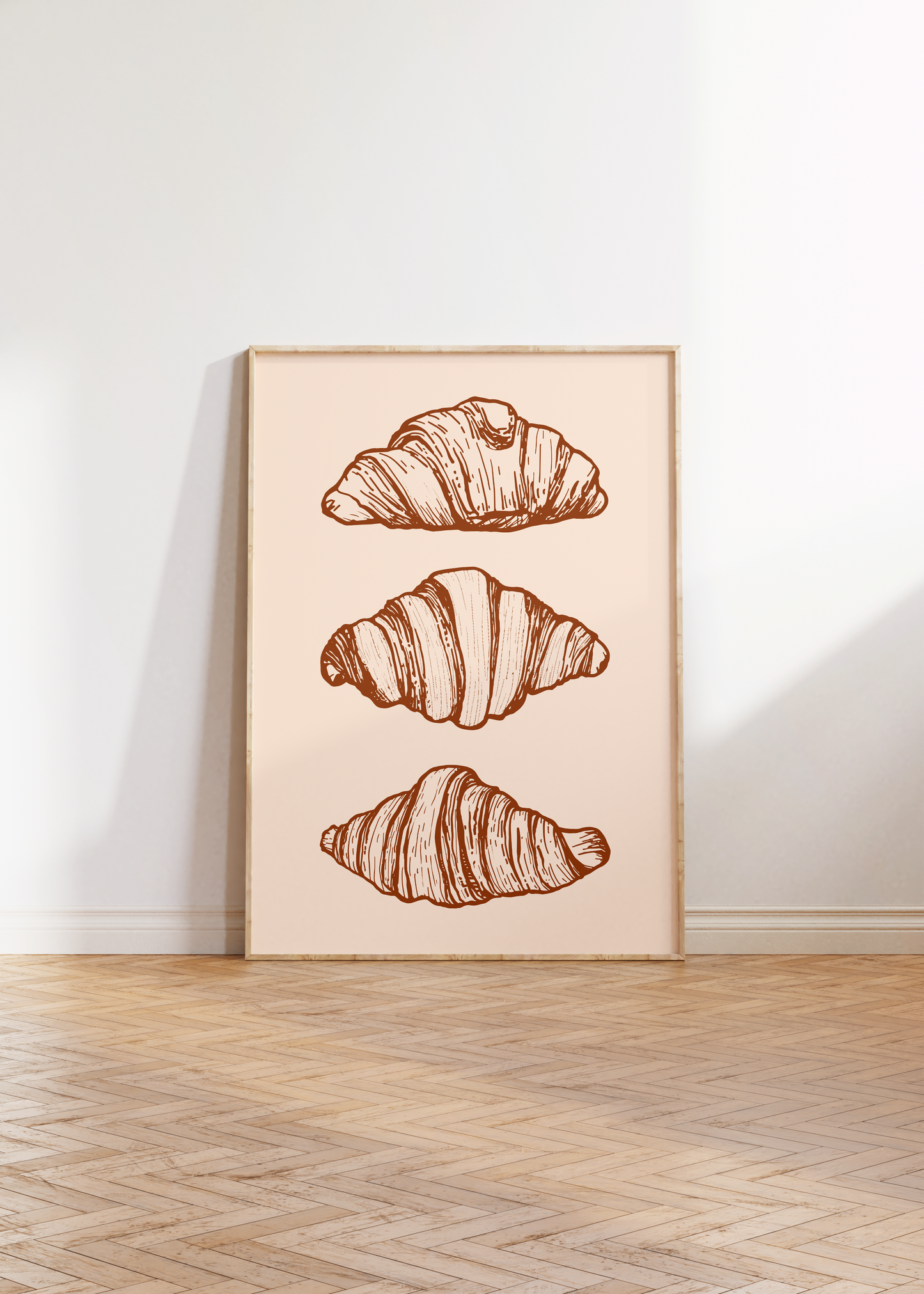 Minimalist Croissant Print