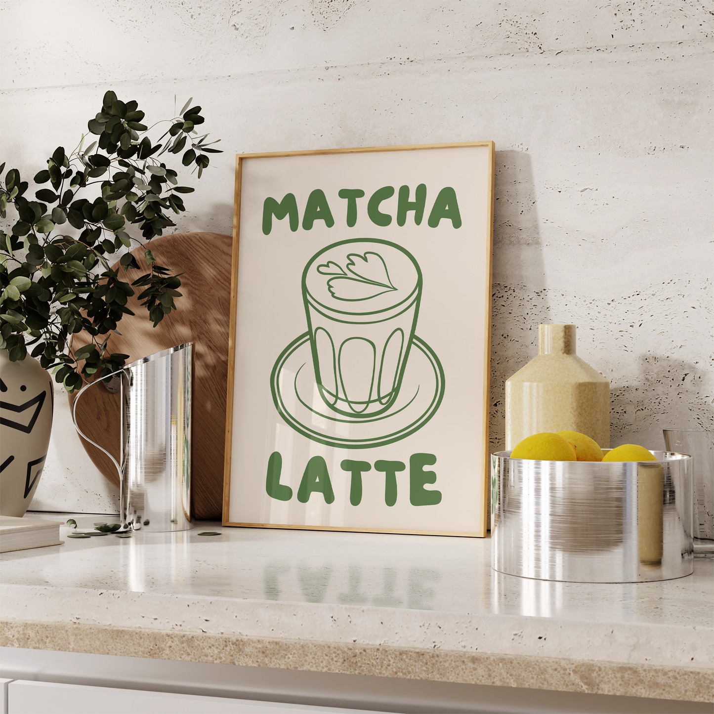 Matcha Latte Print