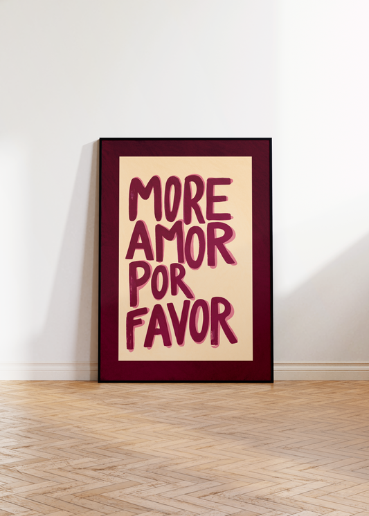 Mon Amor Print