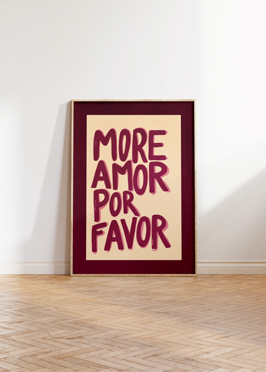 Mon Amor Print