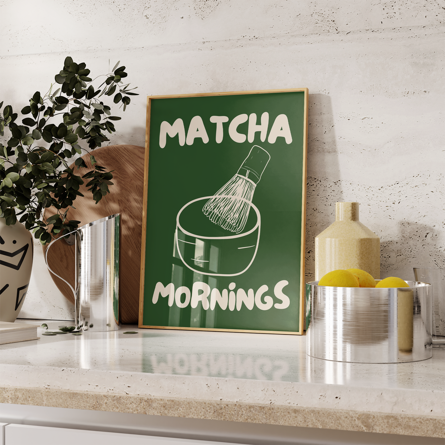 Matcha Mornings Print