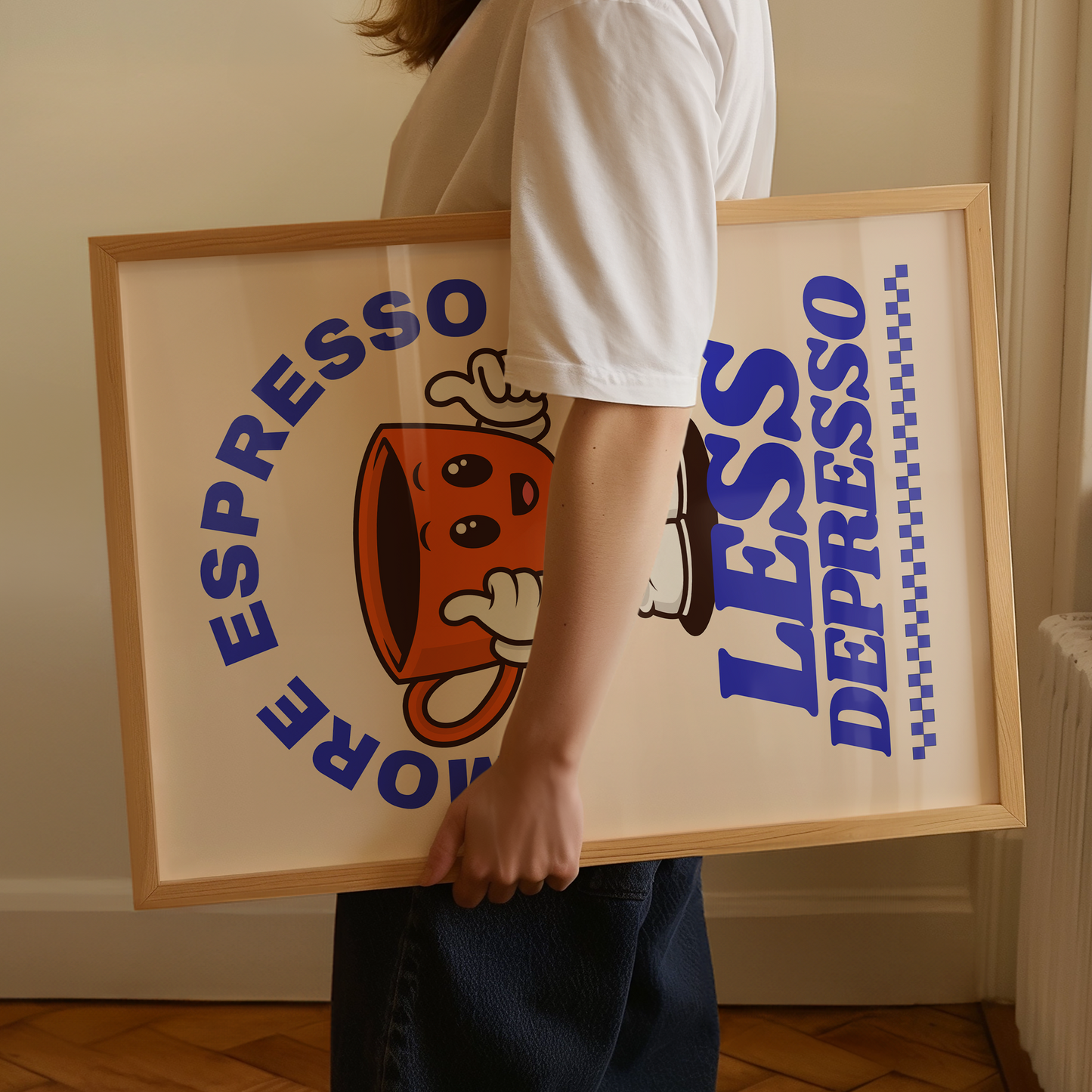 More Espresso Less Depresso Print