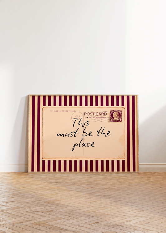 The Place Postcard Print