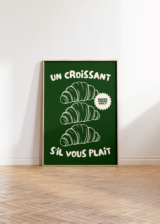 Croissant Print