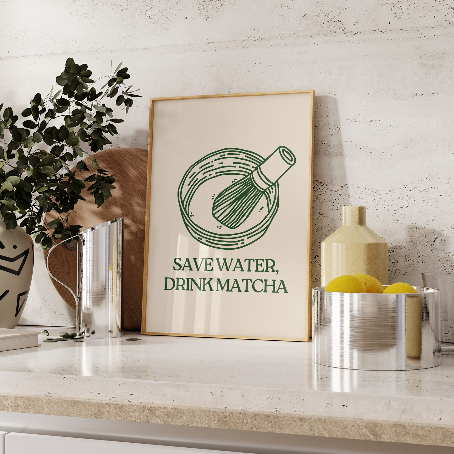 Drink Matcha Print