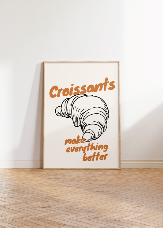 Croissant Print