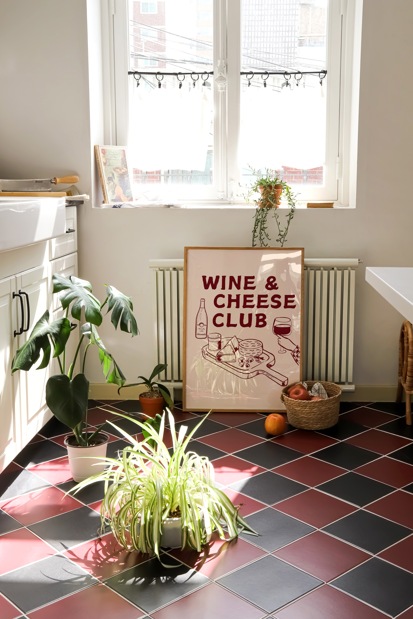 Wine & Cheese Print