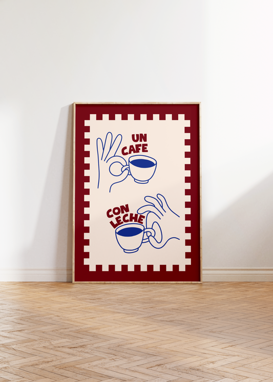 Cafe Con Leche Print