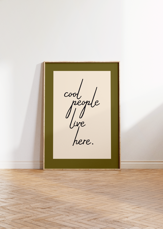 Cool II Print